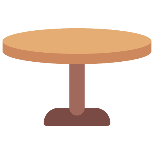 Table ronde / Gueridon