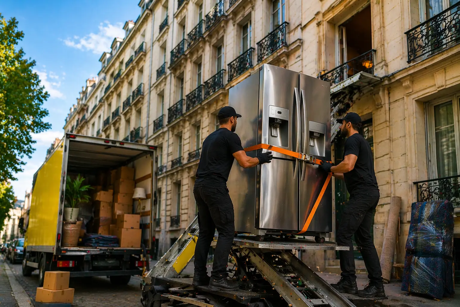 Transport de meubles volumineux avec monte-meubles
