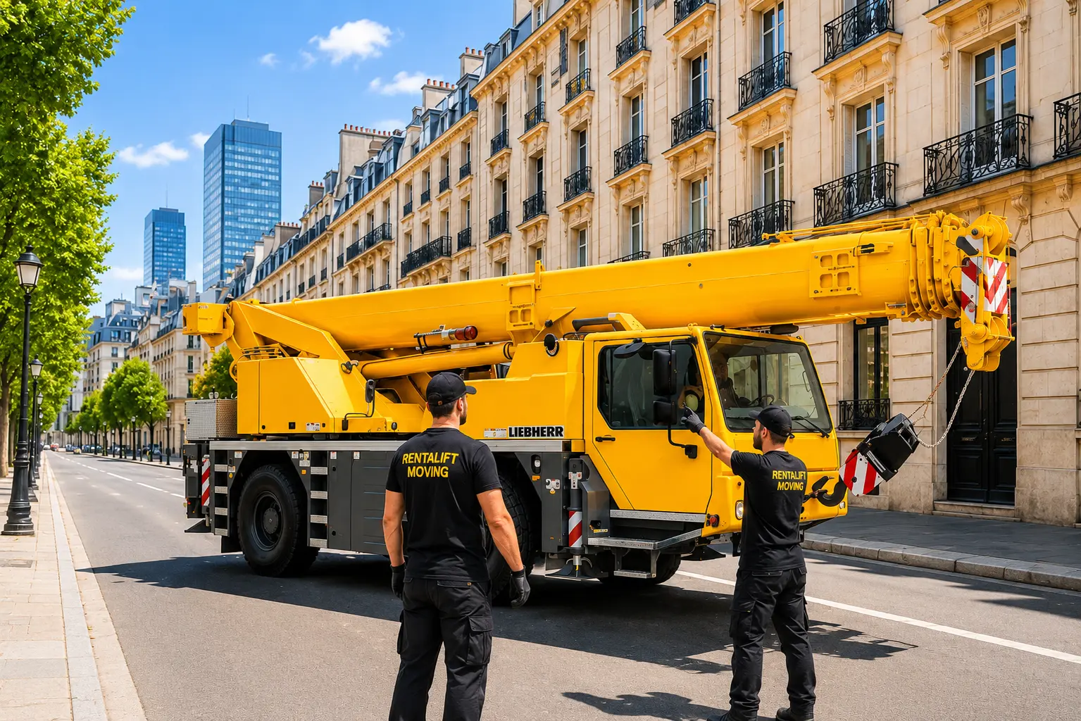 Service de lift avec opérateur à Bruxelles